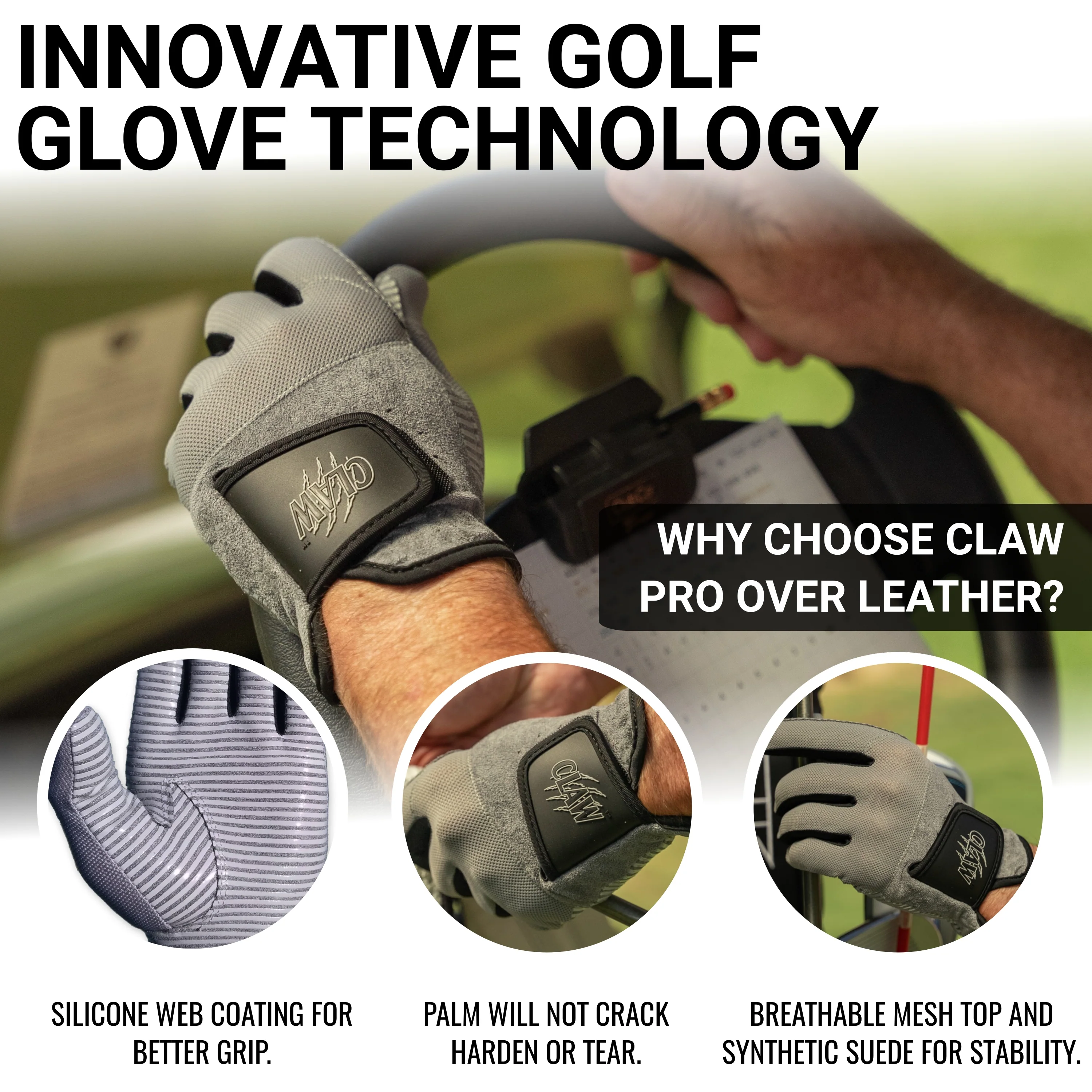 Claw PRO Golf Glove | Higher Swing Speed Stability - Image 12