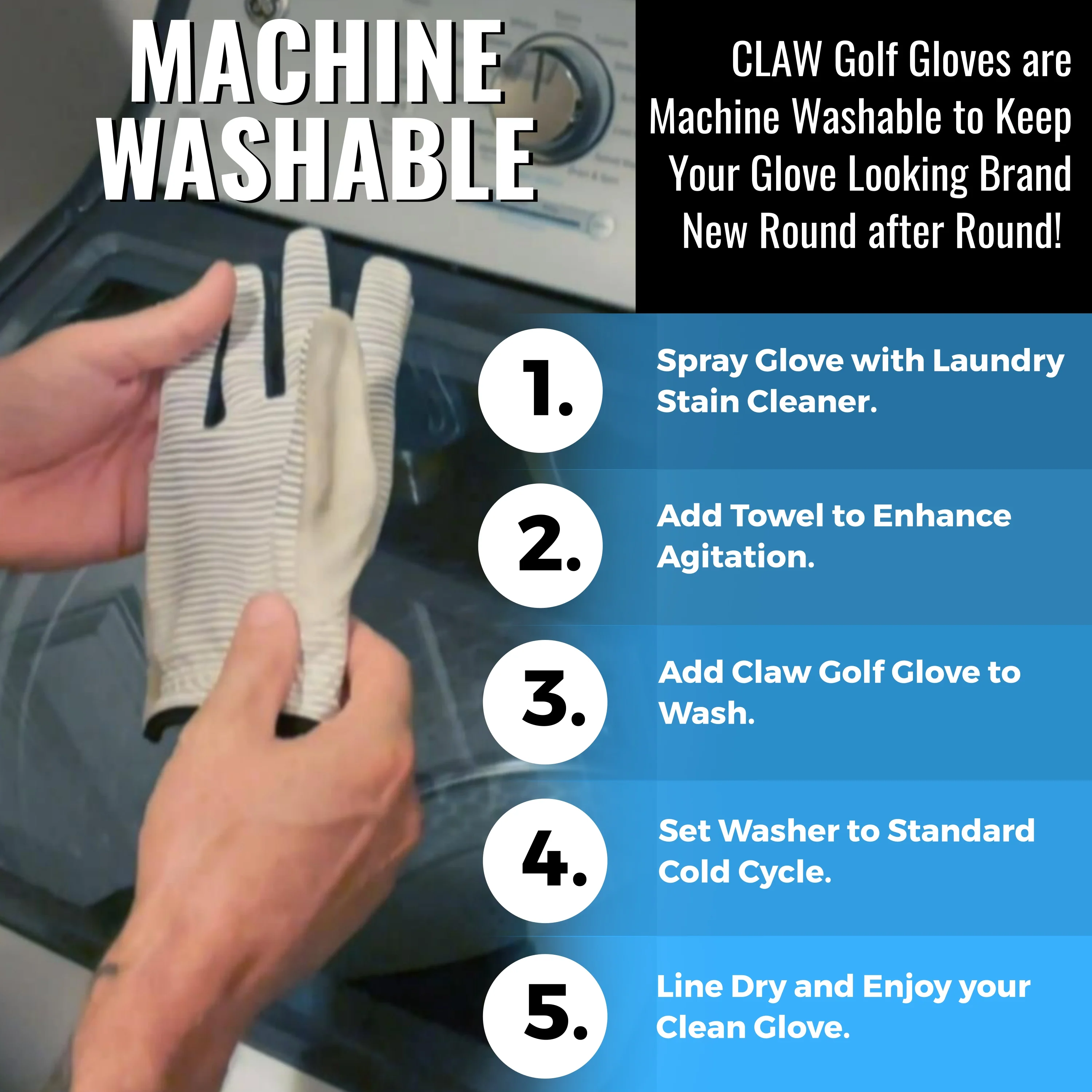 Claw PRO Golf Glove | Higher Swing Speed Stability - Image 7
